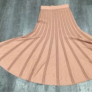 Express Peach Maxi Skirt